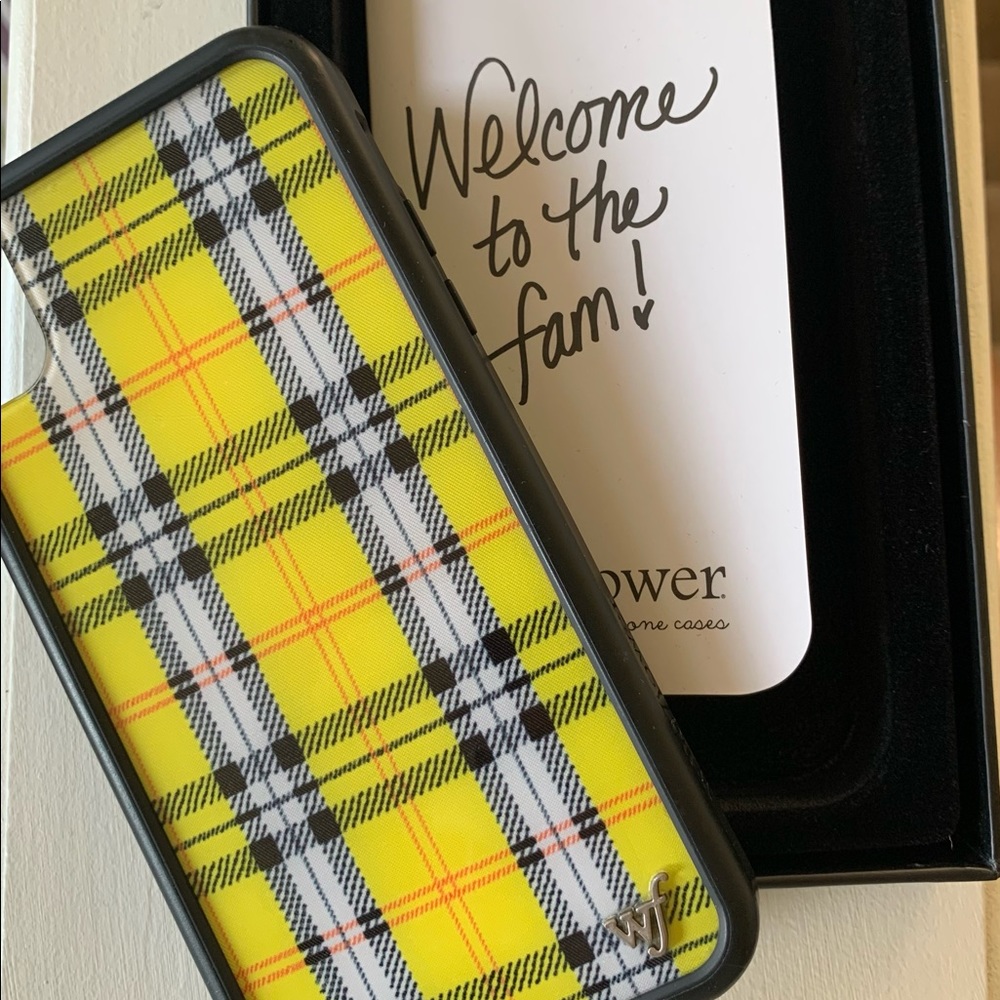 Wildflower Cases Limited Edition Plaid iPhone XR